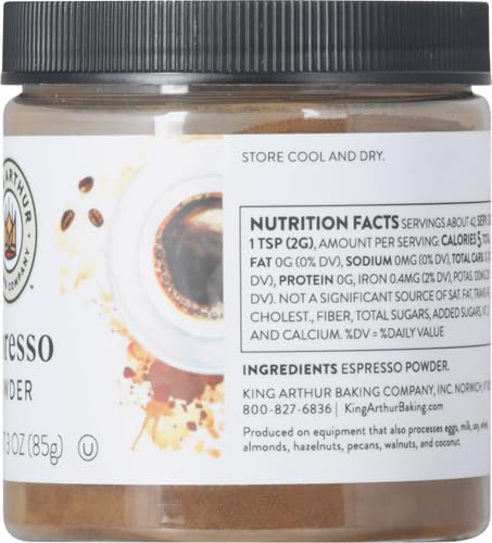 King Arthur Espresso Powder - Intenso sabor a café en tartas