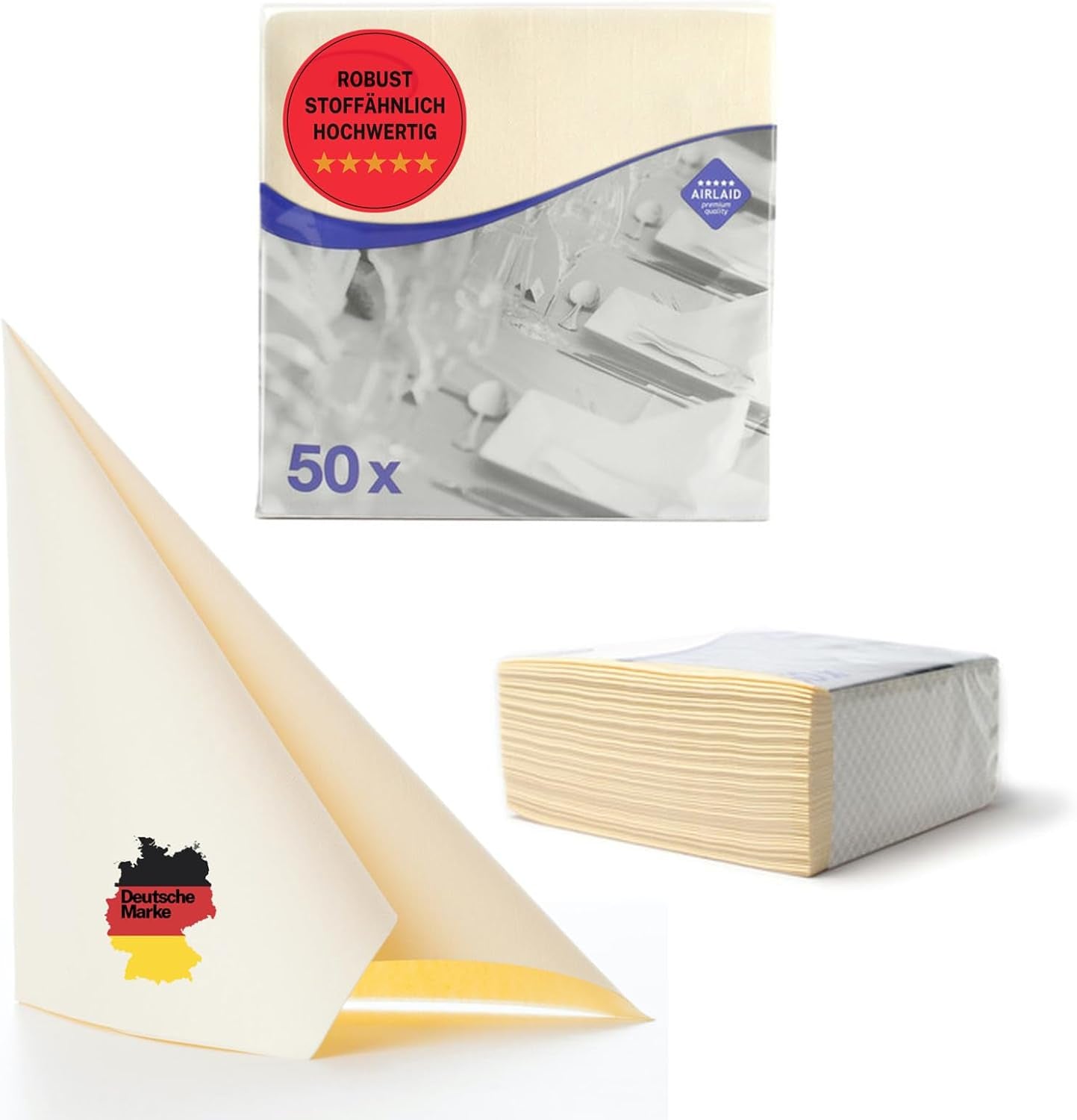 50 șervețele Aroba Airlaid Aspect textil 19 CULORI 40X40 Cm 1/4 fold Șervețele de nuntă de înaltă calitate, aspect textil, pentru aniversări hotel catering sărbători Crăciun nuntă roz