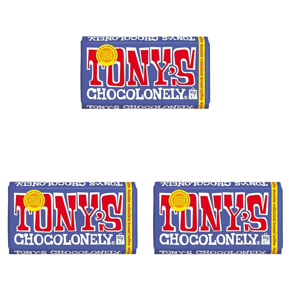 Tony's Chocolonely - Chocolate negro con almendras y sal marina 90g