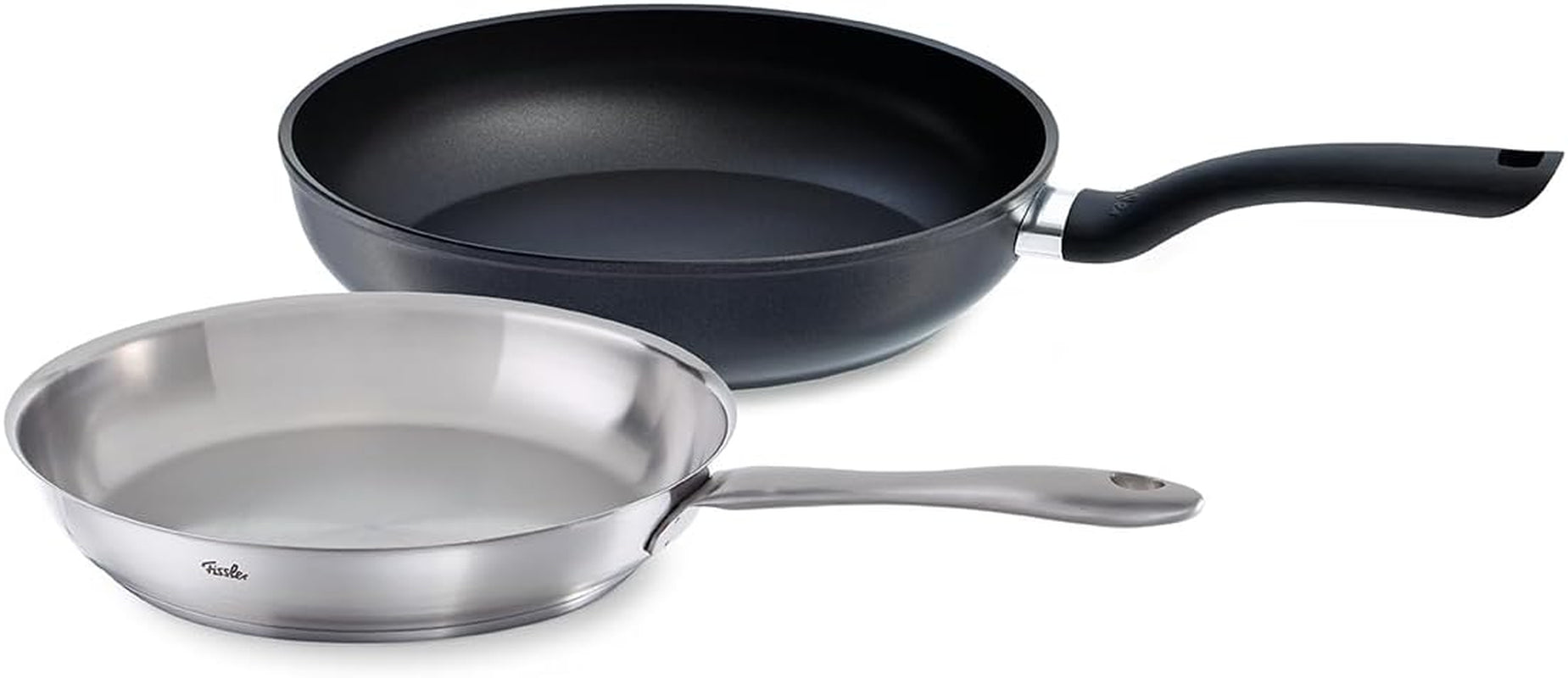 Fissler Catania, tigaie din oțel inoxidabil, toate tipurile de plită Oale si Tigai Naty Shop Catania 24 + Cenit 28 Cm