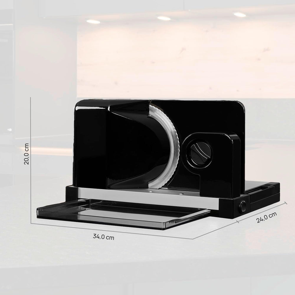 Ritter Icaro 5 Feliator electric multifuncțional pliabil și feliator de pâine din metal cu motor ecologic, fabricat în Germania Rasnite si Feliatoare Naty Shop