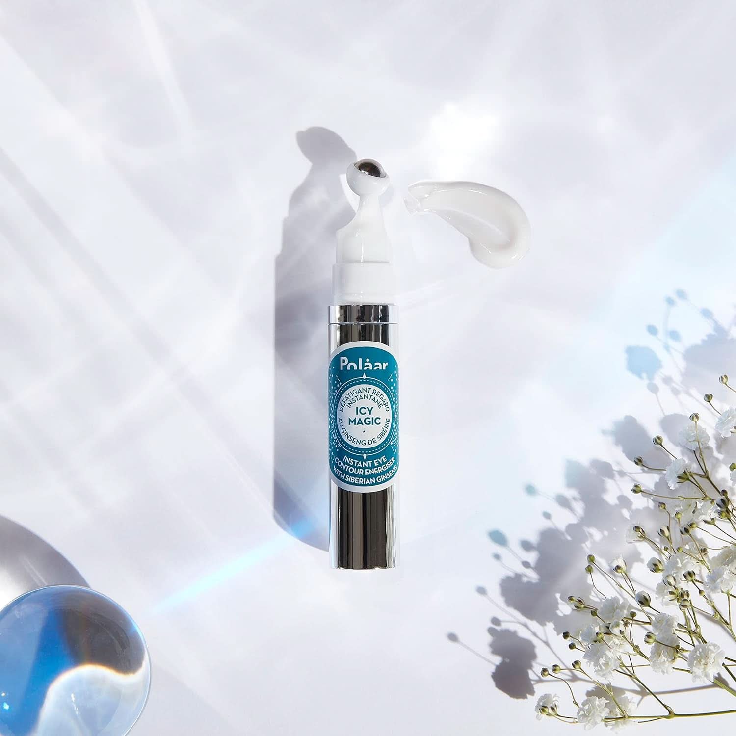 Polåar - Icy Magic Anti-Fatigue Eye Roll-On cu Ginseng Siberian, 10 ml Cosmetice si Infrumusetare Naty Shop