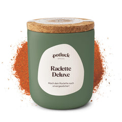 Comida compartida | Raclette Gewürz | Würzmischung im Keramiktopf | 70g | Vegano, sin gluten y con ingredientes naturales