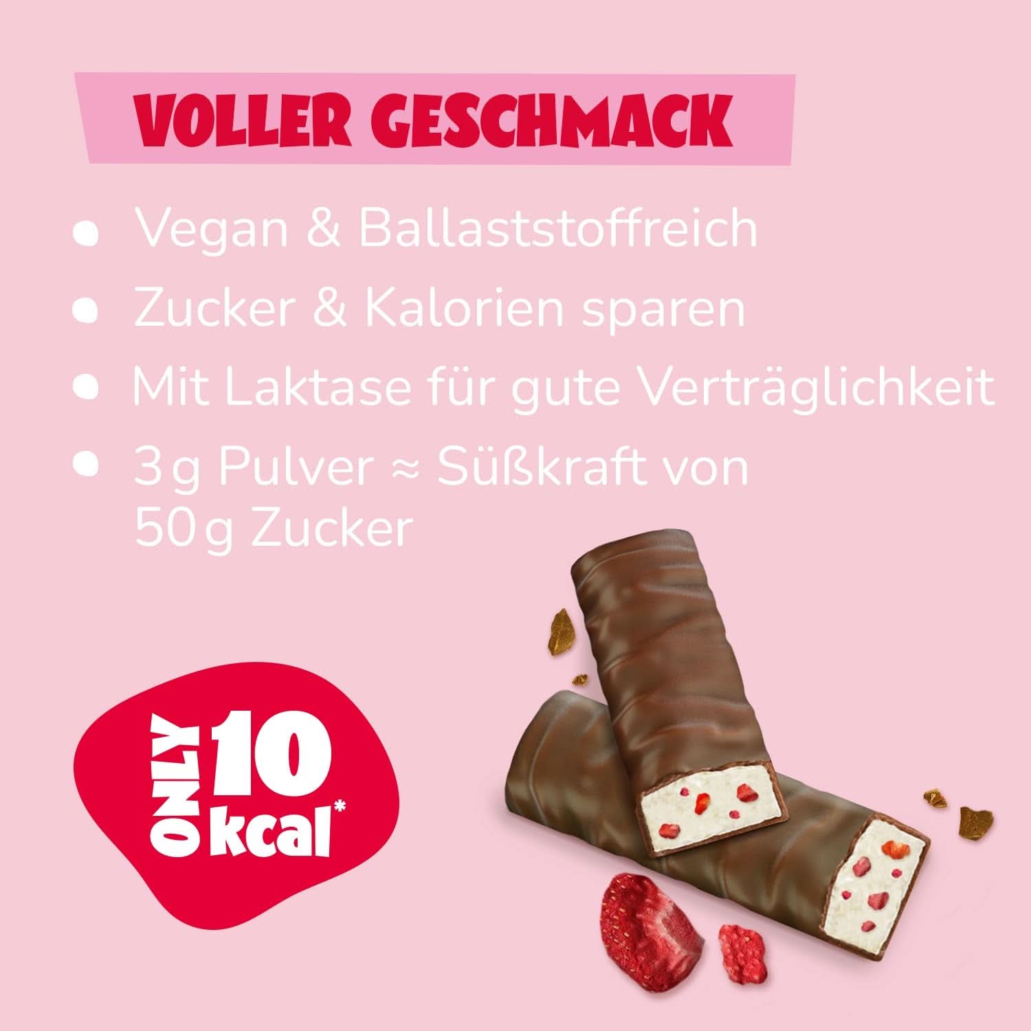 Ahead Sabor en Polvo Fresa Chocolate 250 gramos, 83 porciones Sabores Naty Shop