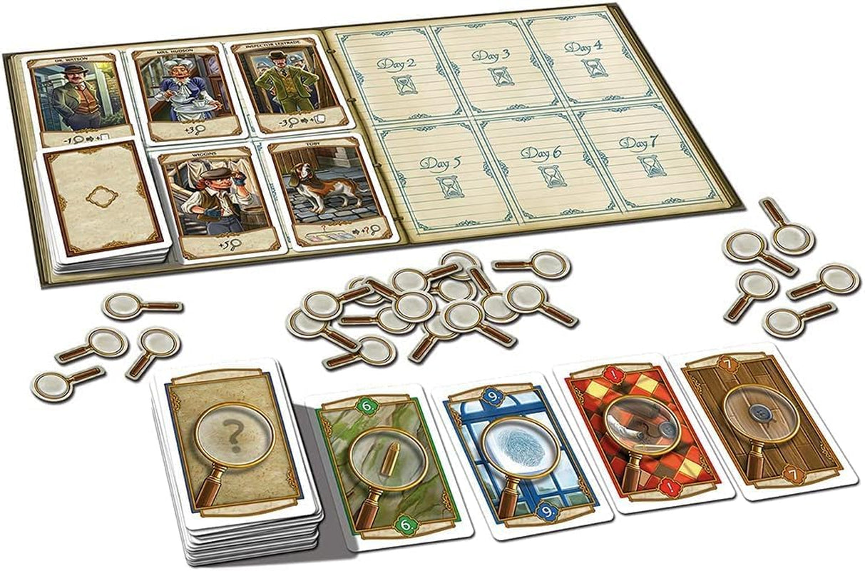 KOSMOS 692766 Holmes - Sherlock vs. Moriarty, Juego para dos jugadores, Juego de Sherlock Holmes, Juego de mesa para exactamente 2 jugadores de 10 años en adelante, Juego de estrategia