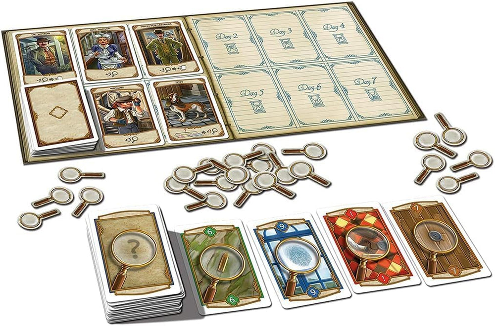 KOSMOS 692766 Holmes - Sherlock vs. Moriarty, Juego para dos jugadores, Juego de Sherlock Holmes, Juego de mesa para exactamente 2 jugadores de 10 años en adelante, Juego de estrategia