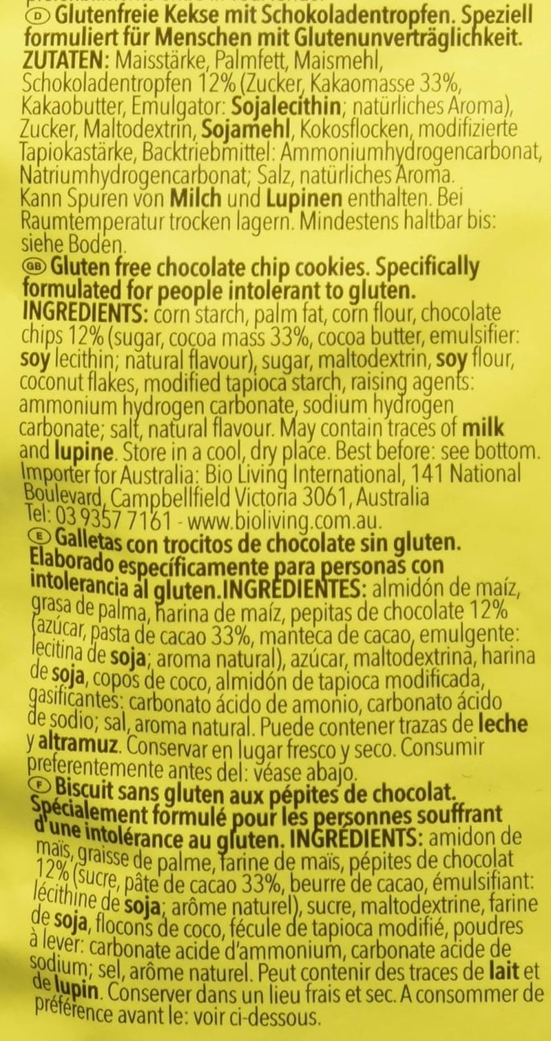 Fursecuri cu ciocolată fără gluten, 200g