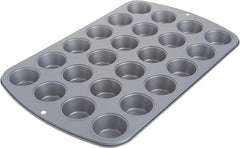 Wilton 24 Er Mini-Muffinbackform, Antihaftbeschichte, Silber Moldes y bandejas para hornear Naty Shop 40 X 25 X 2 Cm