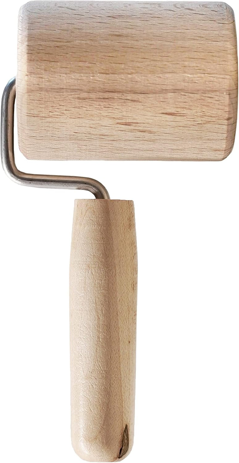 Chinchilla® Backblechroller/Teigroller zylindrisch aus Buchenholz | El ayudante del establo para la cocina | Fabricado en Alemania | Nachhaltige Qualität en Alemania | 18x5cm