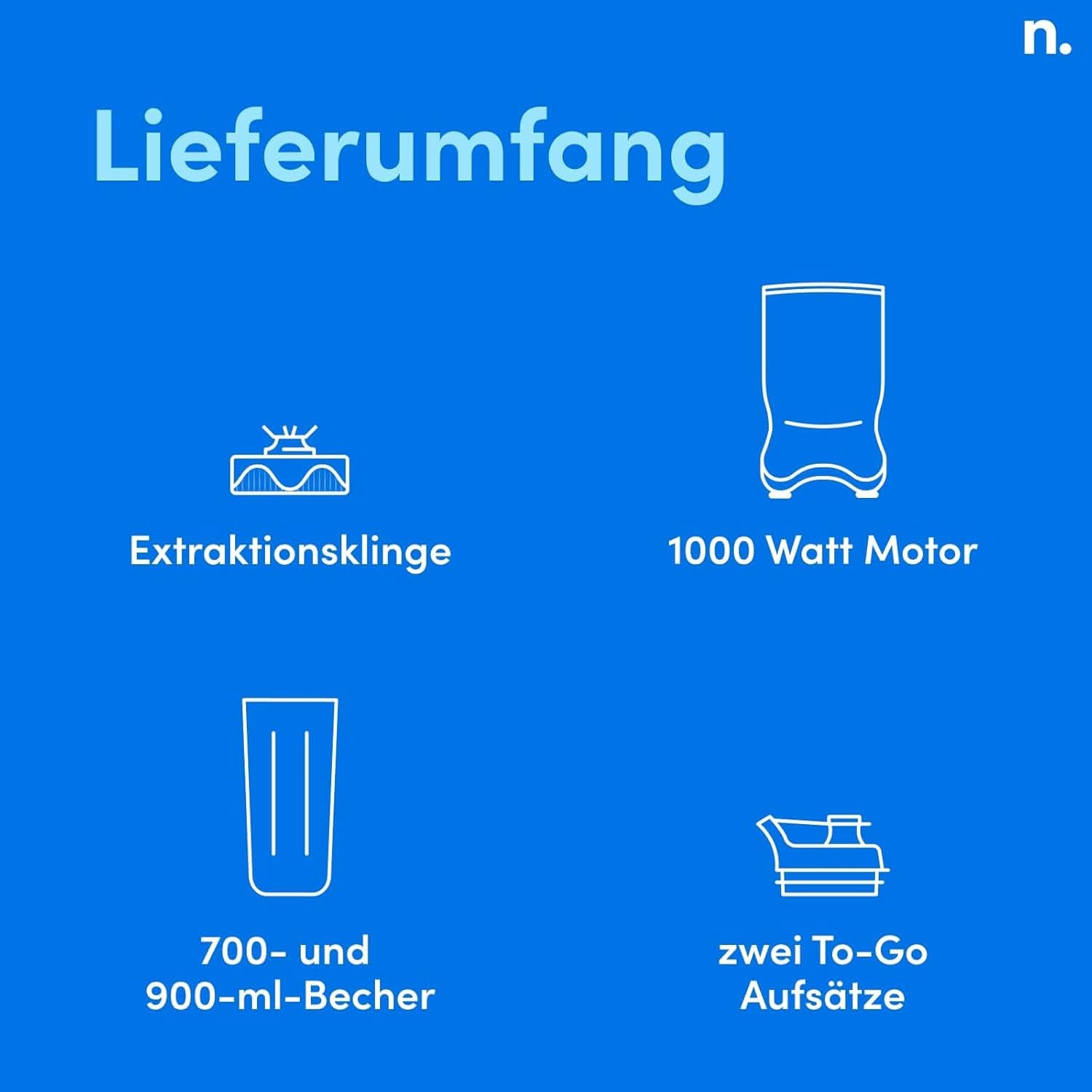 Batidora personal Nutribullet, batidora de larga duración para porciones, 1000 vatios y motor ligero, vaso de 900 ml con Tritan Renew, batidora táctil Leuchtende, Dunkel Grau Bucatarie Naty Shop