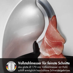 GRAEF Master M20EU Multi Rebanadora en acero inoxidable, plata Trituradoras y Rebanadoras Naty Shop