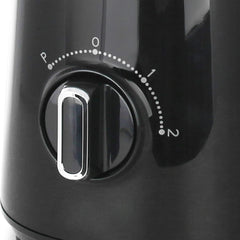 Emerio Batidora con base BPA Frei Crush Ice Función 1,5 L Behälter 2 Geschwindigkeiten + Pulse Funktion Messereinheit Aus Edelstahl Sicherheitsschalter Geschirrspülgeeignet 500 Watt BL-12816.8 Schwarz Bucatarie Naty Shop