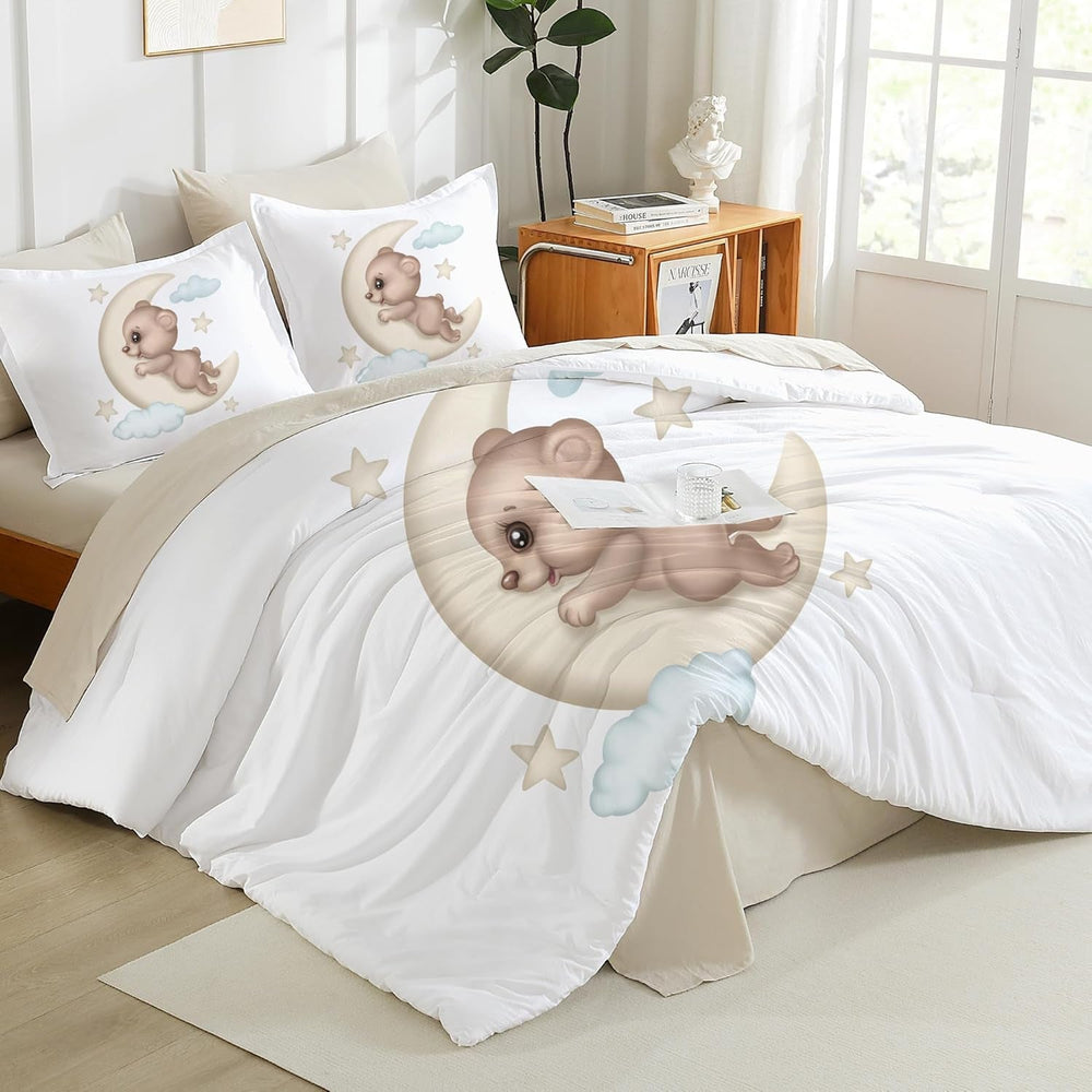 Ropa de cama infantil, varias medidas y varios personajes animados Ropa de cama infantil Naty Shop Osito 135X200Cm+80X80Cm