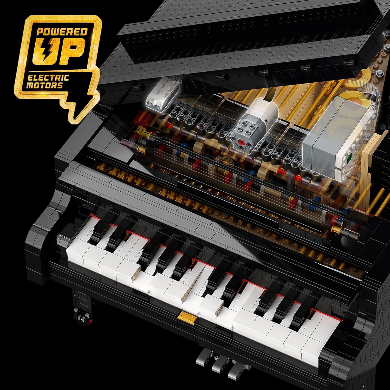 Ala de conciertos LEGO Ideas (21323); Bauset; Ihr eigener Konzertflügel; peajes Modellbauprojekt estimado Pianisten, Musiker, Musikliebhaber oder Bastler (3.662 Teile)
