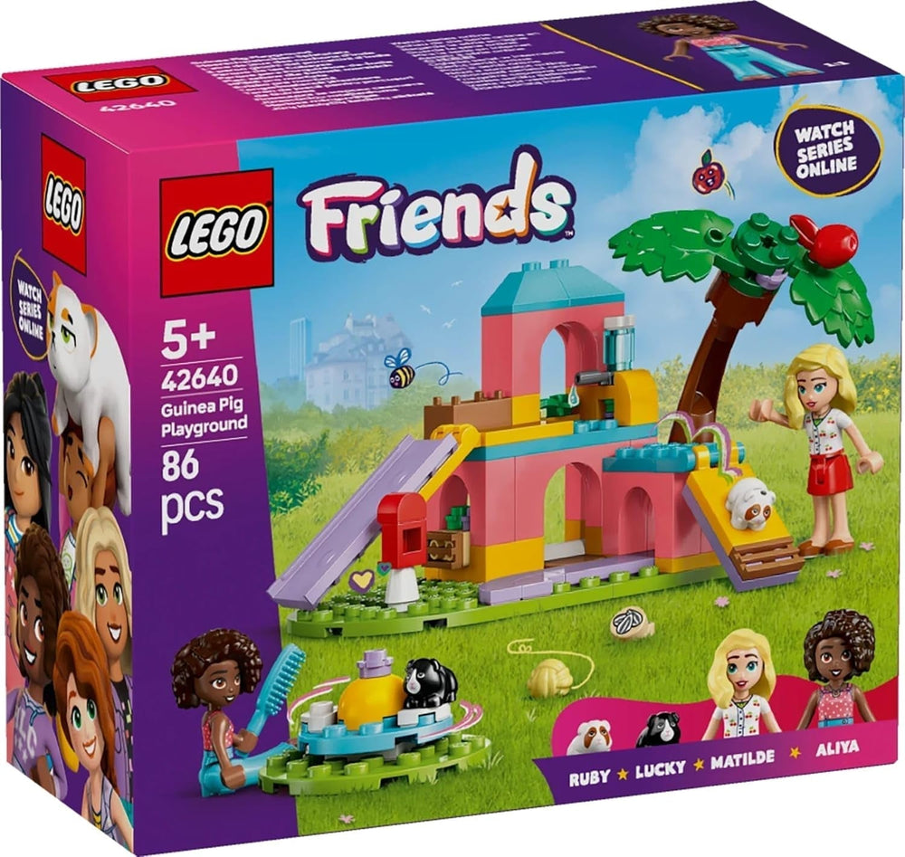 LEGO Friends Juego de construcción y juego de simulación conejillo de Indias, 2 minifiguras y 2 animales, juguete para niñas mayores de 5 años, juego de animales 42640 Juegos de construcción Besuche den LEGO-Store