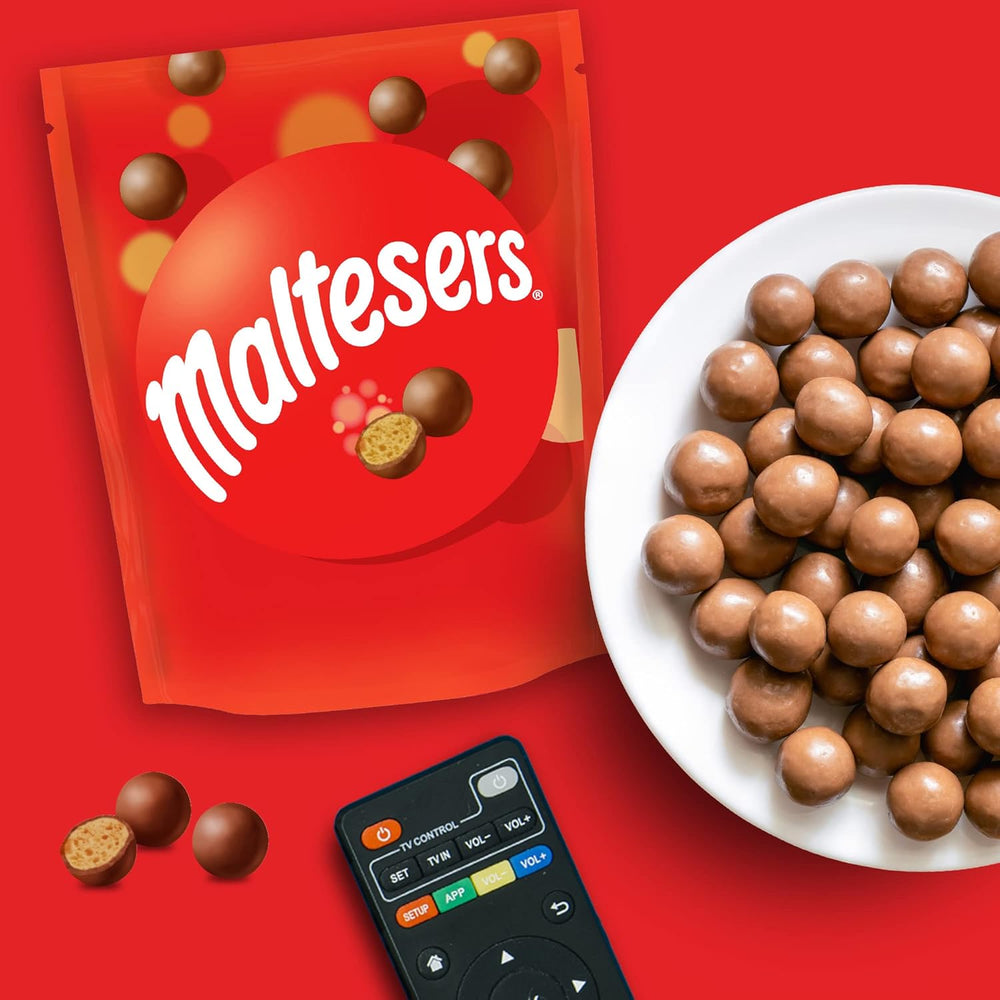 Maltesers, bolas de chocolate con un centro crujiente y ligero, aireado, snack de chocolate, 1 paquete (1 x 300 g)