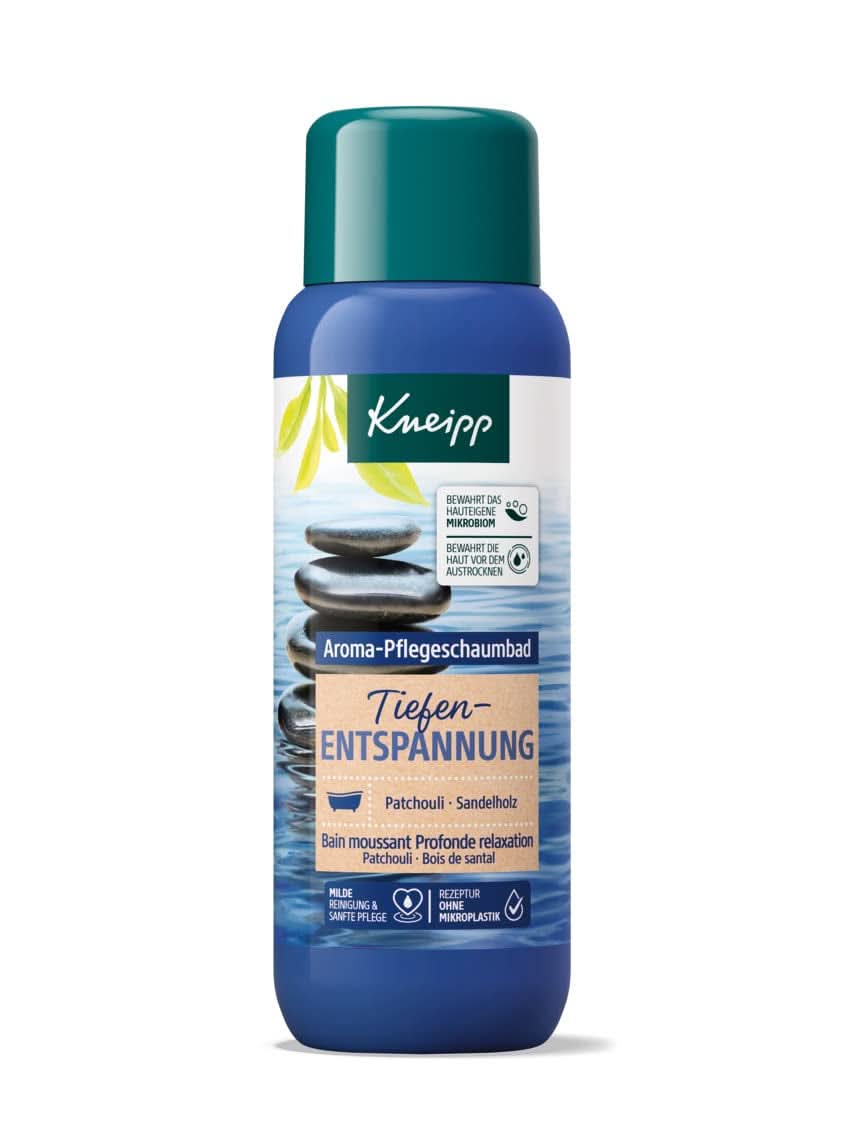 Kneipp Aroma, aditivo para el baño con extracto de árnica y aceites esenciales naturales de las especies Cabreuva, Romero y Pinus, 400 ml Naty Shop Aceite de pachulí