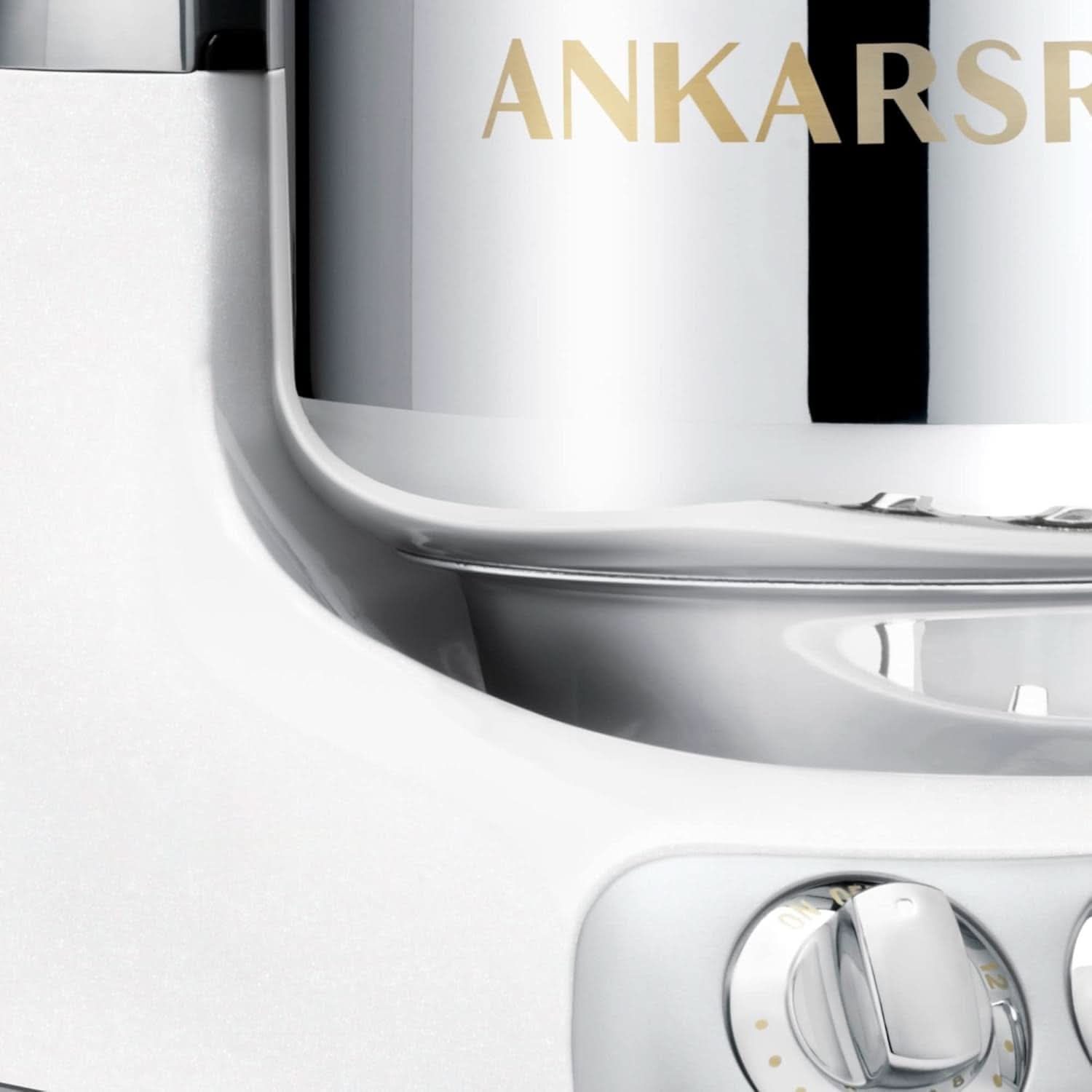 Ankarsrum - Asistente Original Base Máquina De Cocina Crema AKM6230MW Mineral Blanco Madre E Hijo Naty Shop