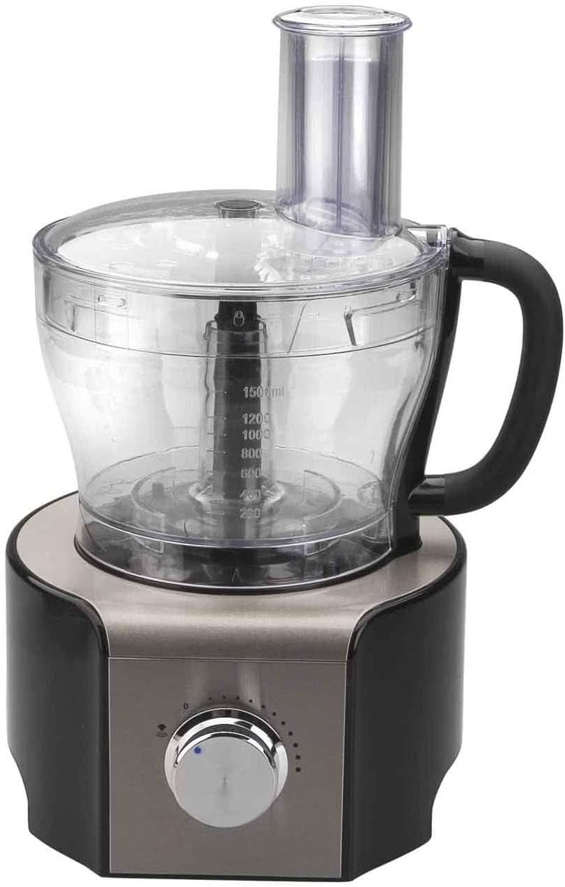 69079 -69079 robot-multifunción 800 w-negro, acero inoxidable, cristal y plástico, multicolor Madre e Hijo Naty Shop