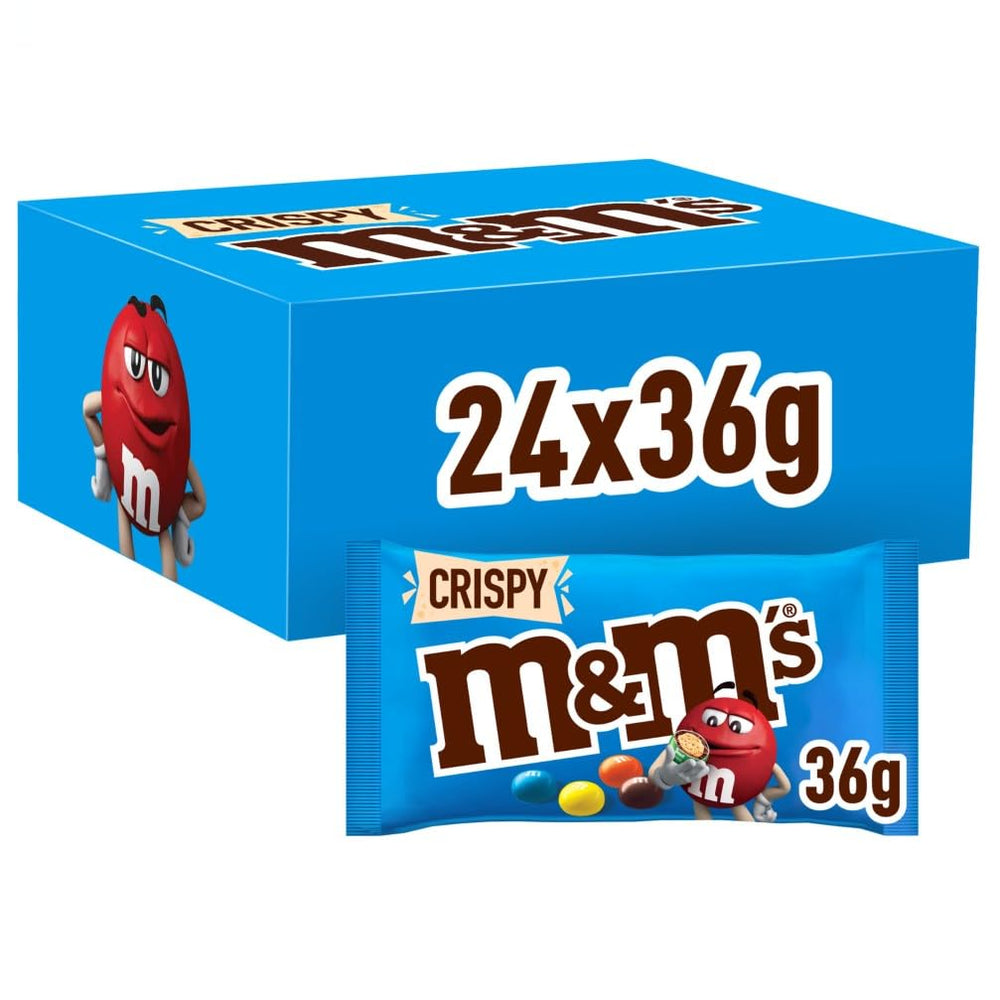 Paquete a granel de chocolate con maní de M&M, 24 x 45 g, lentejas con sabor a maní y chocolate, regalo de chocolate (1080 g), ideal como regalo con temática de fútbol