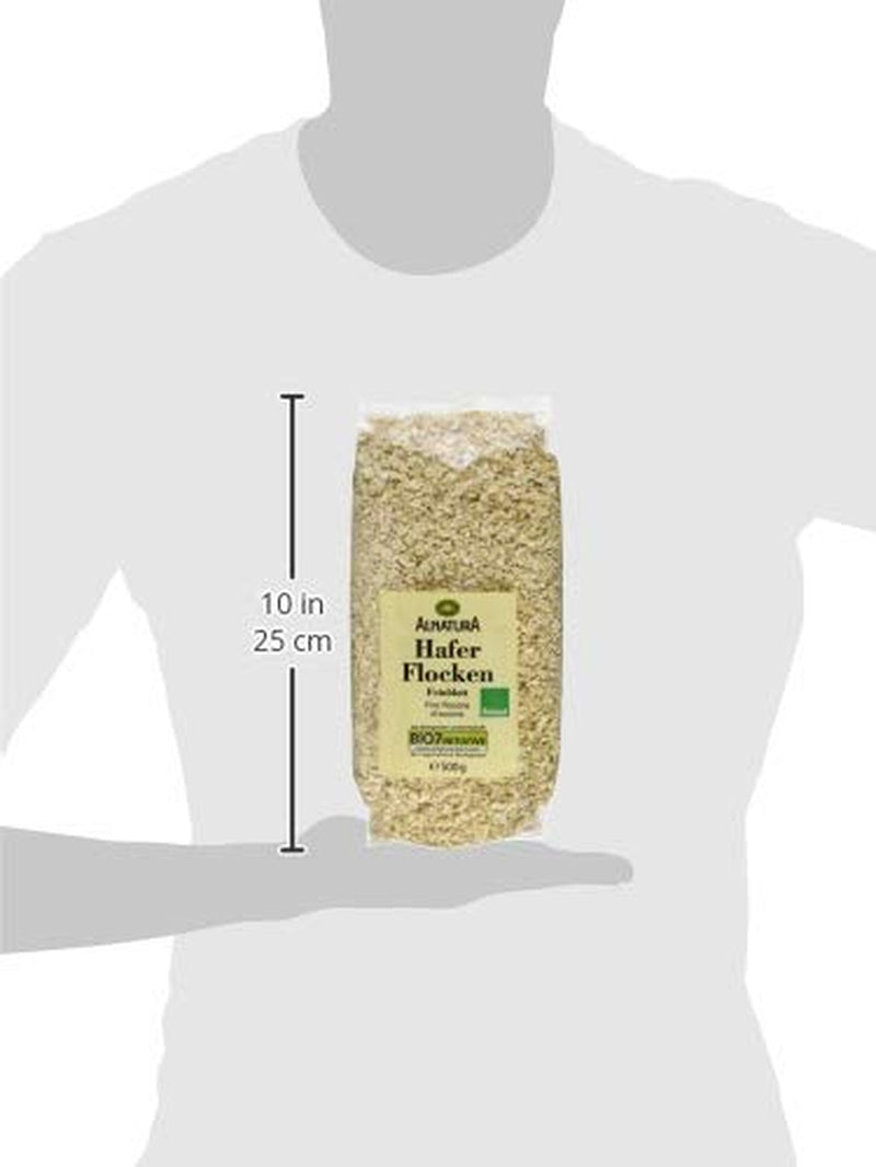 Avena ecológica, copos pequeños, 500 g (1 paquete)