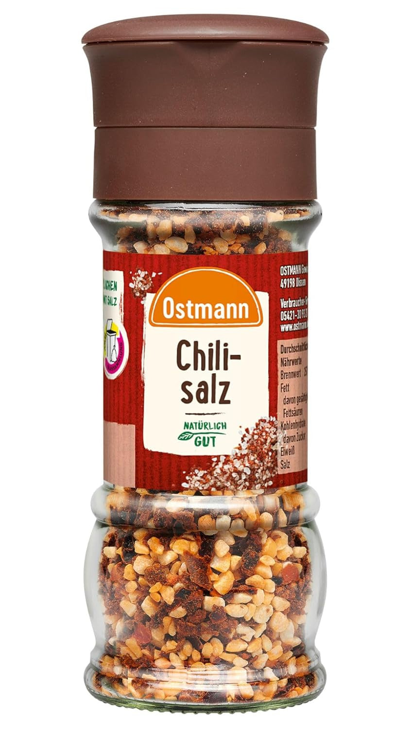 Ostmann Gewürze - Chilisalz Mühle | 80 g en la muñeca