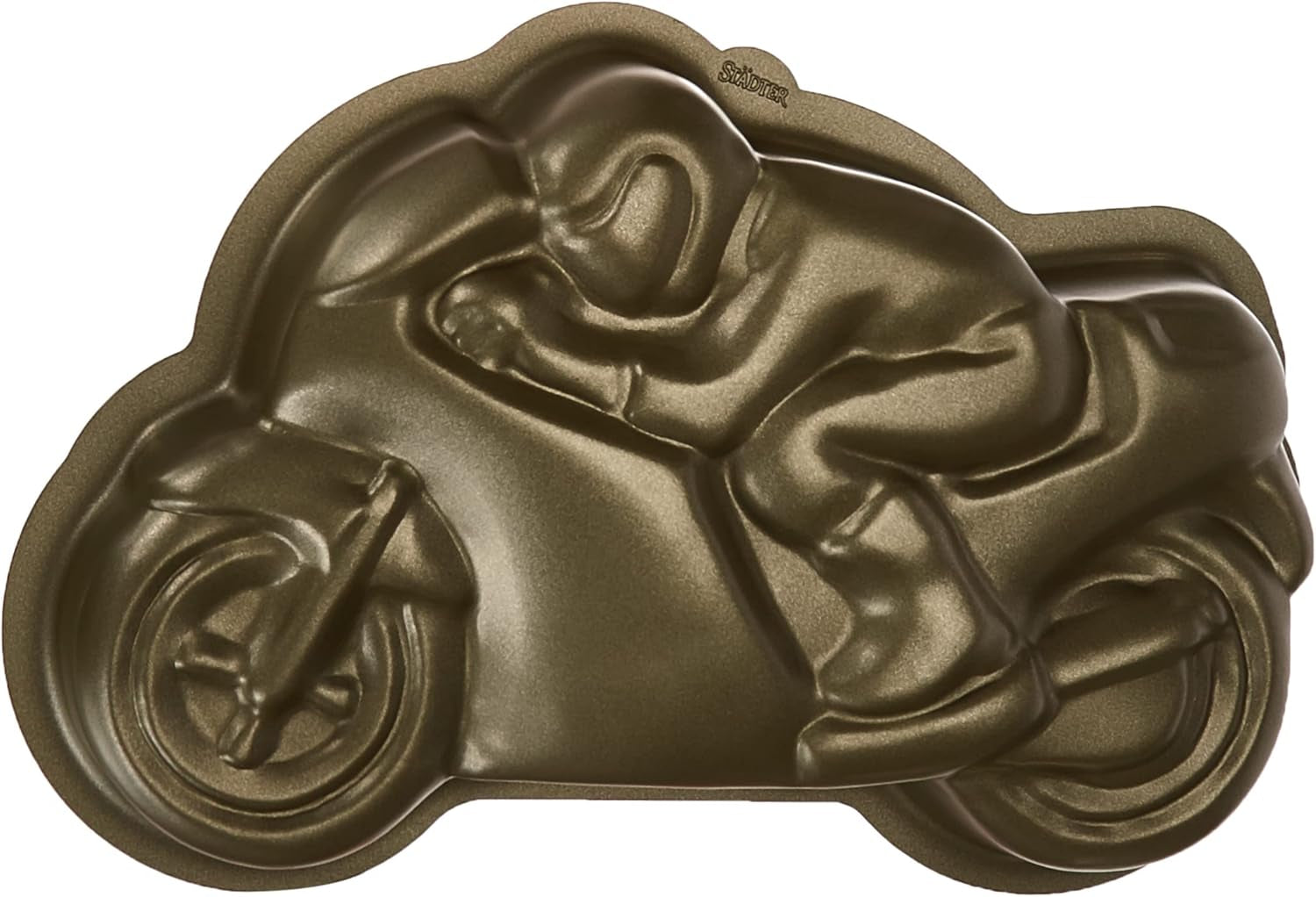 Staedter - Motivbackform Emil Der Igel - Hochwertige Antihaftbeschichtung - PFAS Frei Moldes y bandejas para horno Naty Shop Motivbackform Motorrad