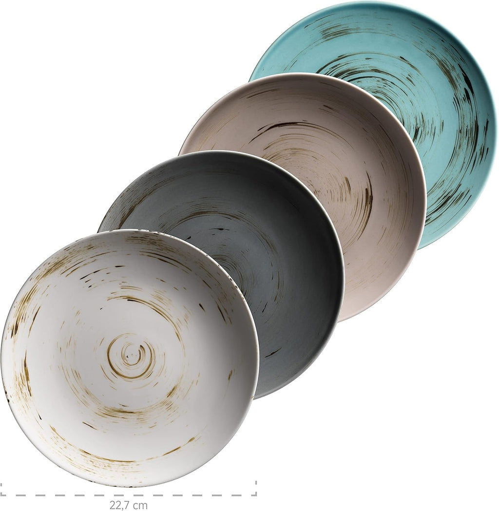 MÄSER 931526 Set de veselă premium Derby pentru 4 persoane Seturi vesela masa Naty Shop