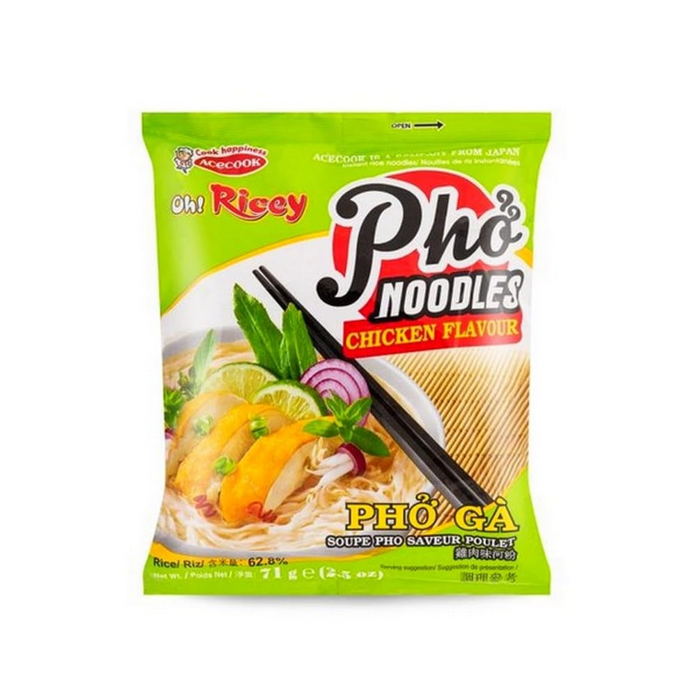 - O Fideos instantáneos con pollo y arroz - (1 x 71g)