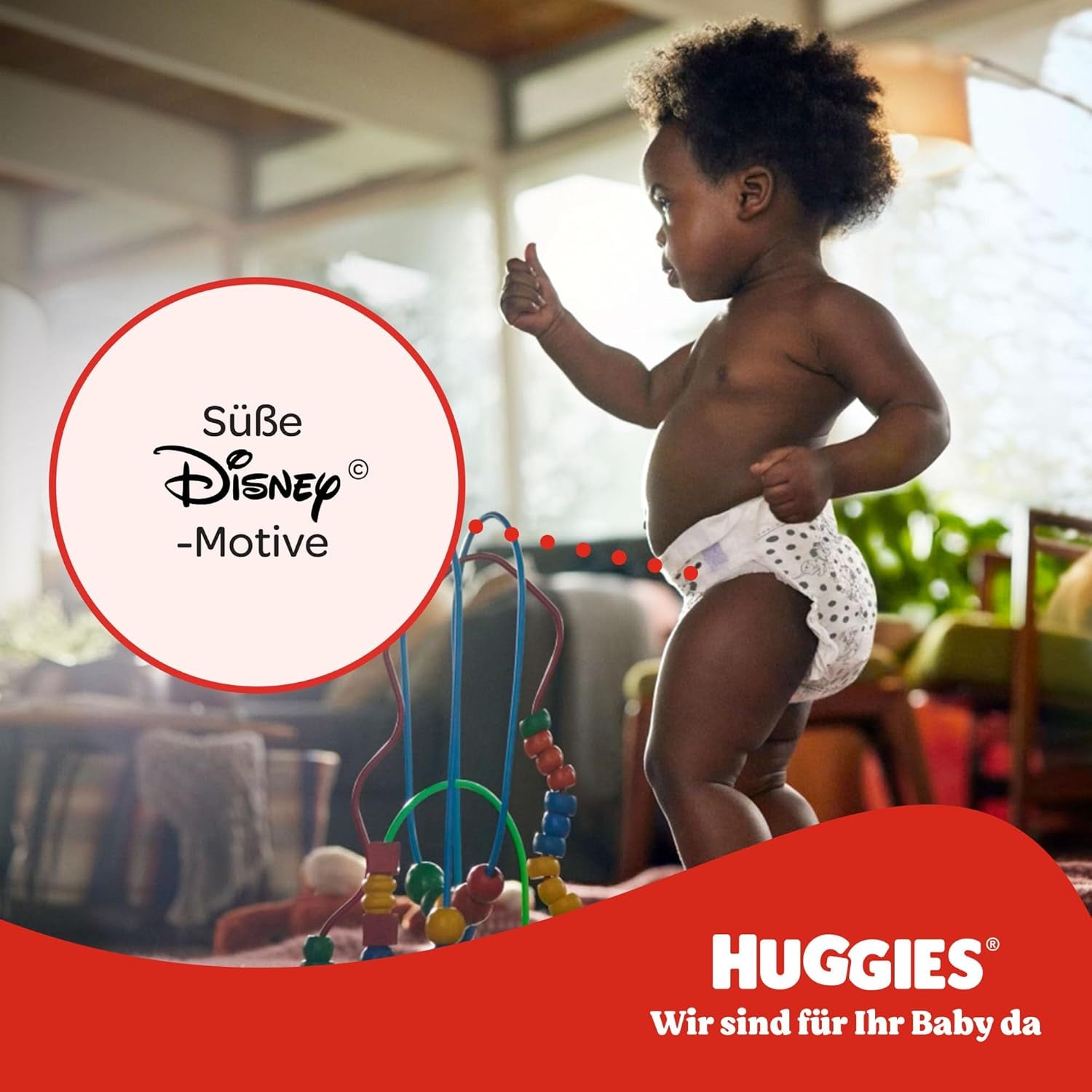 Pantalones Huggies Little Movers Disney, talla 6, 96 unidades (2 x 48), caja mensual
