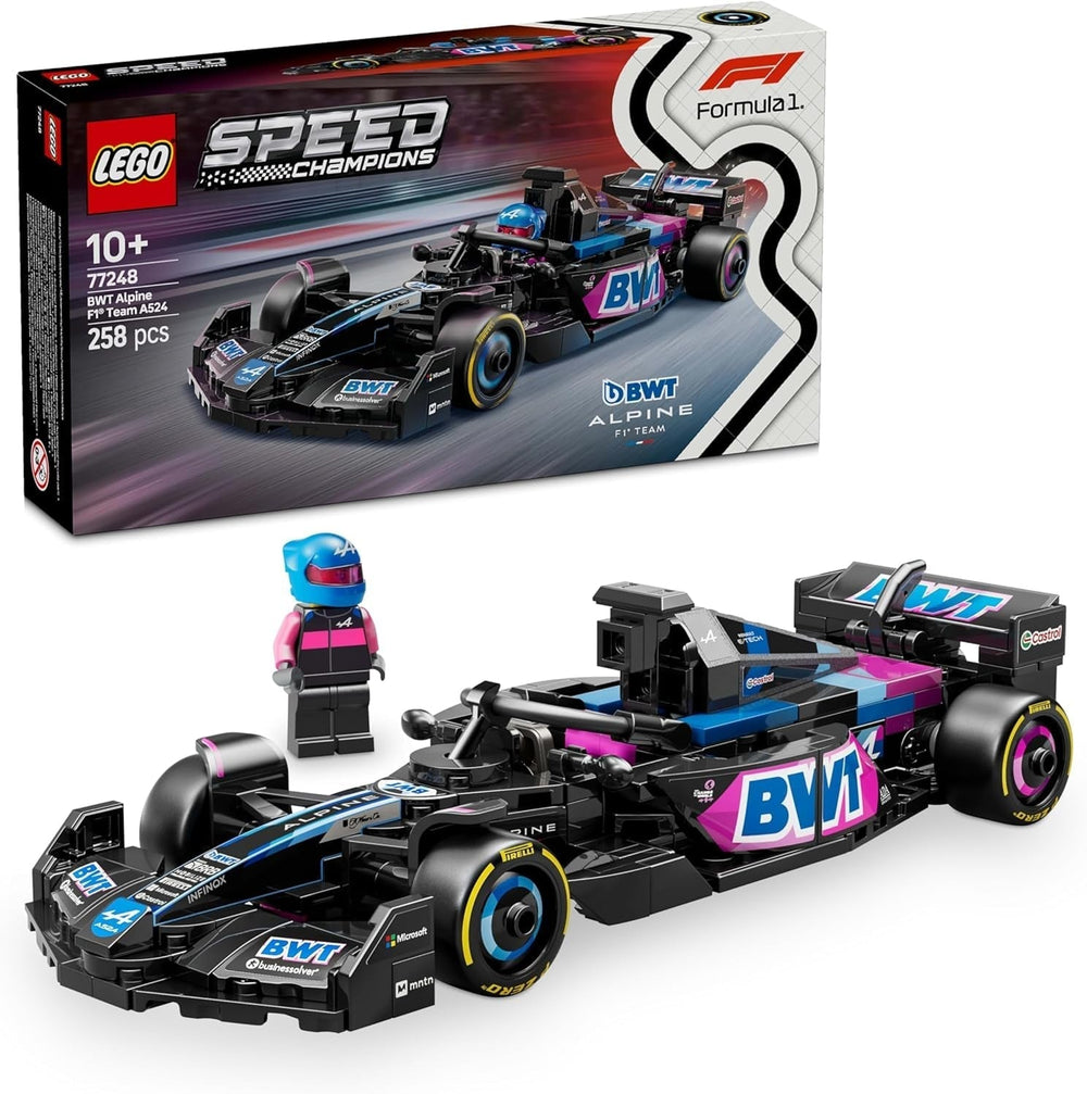 LEGO Speed Champions Coche de carreras Mercedes-Amg F1 W15 - Minifigura de juguete de Fórmula 1 - Modelo de coche para coleccionar y construir - Regalo para niños y niñas mayores de 10 años o fanáticos adultos 77244 Juegos de construcción Besuche den LEGO-Store Bwt Alpine F1 Team A524 Race Car 77248