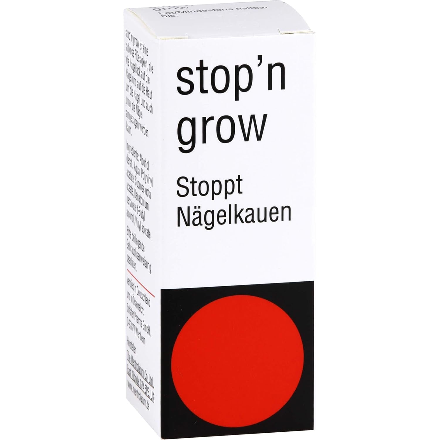 Tinctura Stop'n Grow previne roderea unghiilor, soluție 8 ml