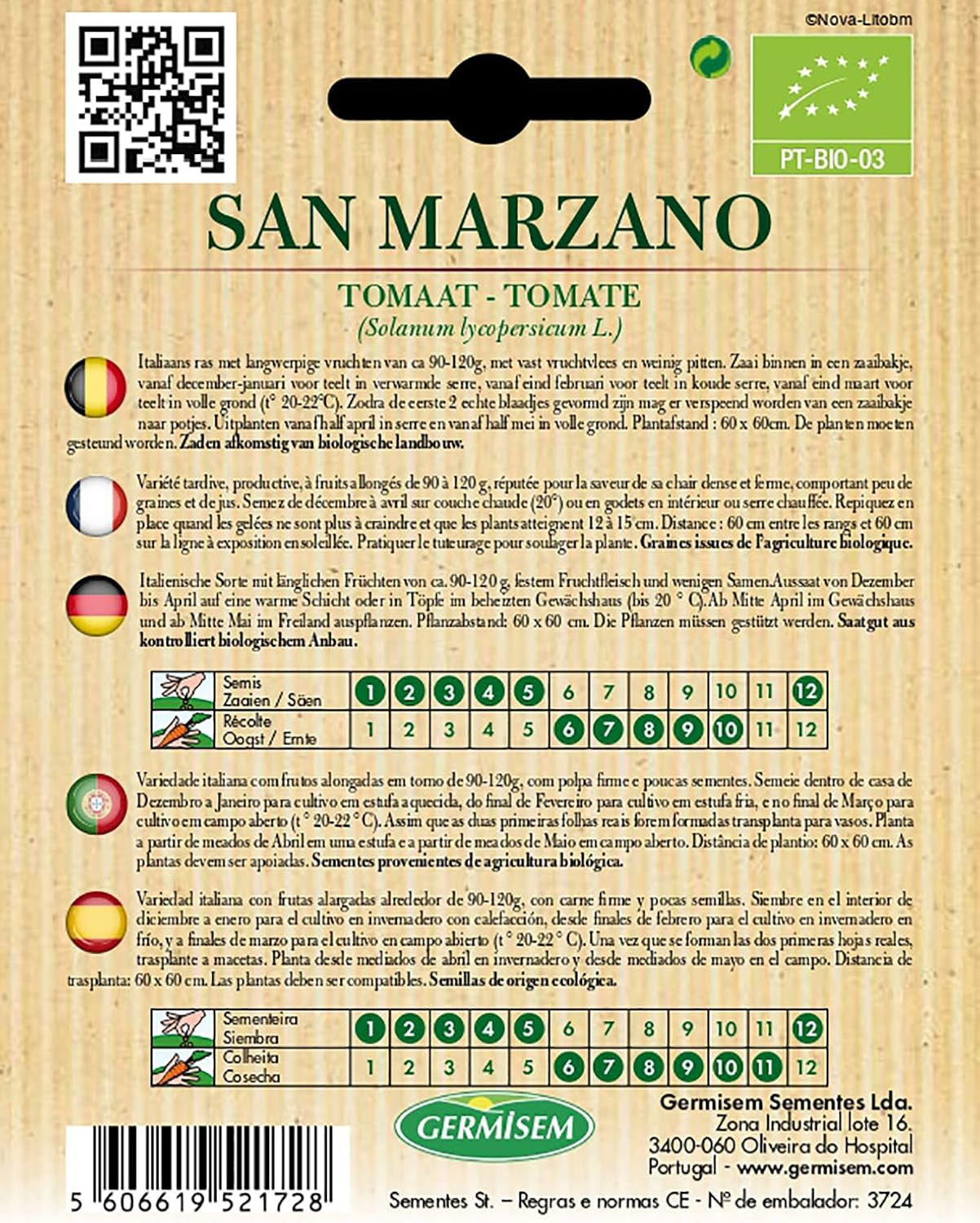 Bio Tomate San Marzano