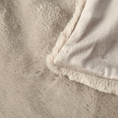 Pătură Boltze Storan (dimensiune 150X200 cm, culoare bej, pătură confortabilă din poliester, ideală pentru serile reci de iarnă, aspect blană) 1015378 Paturi si Cuverturi BOLTZE