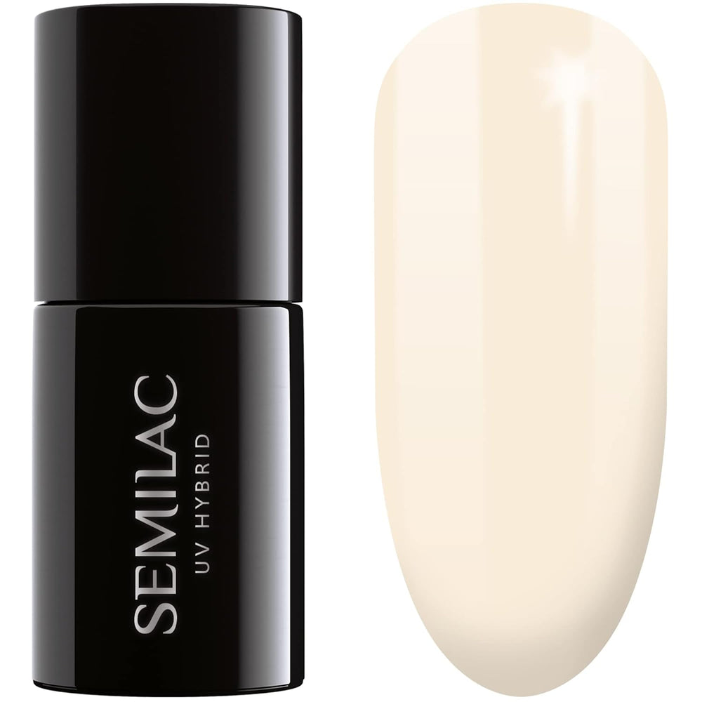 Semilac UV Nagellack Hybrid 404 Muffin de Frijoles Negros 7ml Kollektion Sabores de Otoño