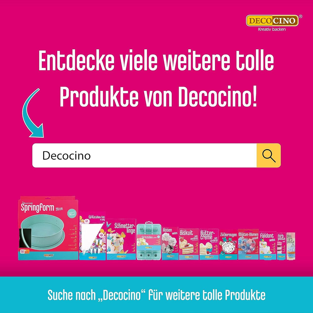 DECOCINO Biscuit Backmischung (250 G) – Einfache Zubereitung – Gelingsicher – Zum Backen Von Luftigen Biskuitböden, Creme-Torten, Biskuitrollen Uvm. Tienda Naty