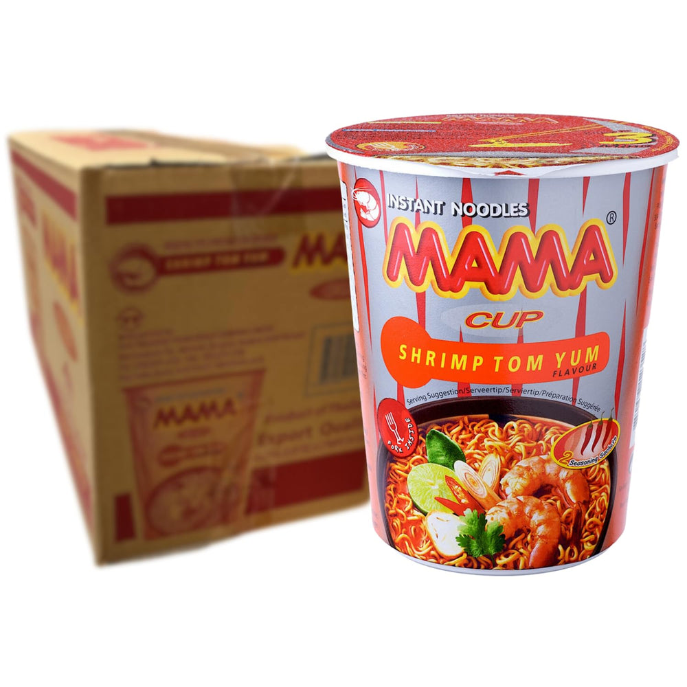 MAMA - Fideos instantáneos con pollo - Paquete múltiple (30 X 55 GR)