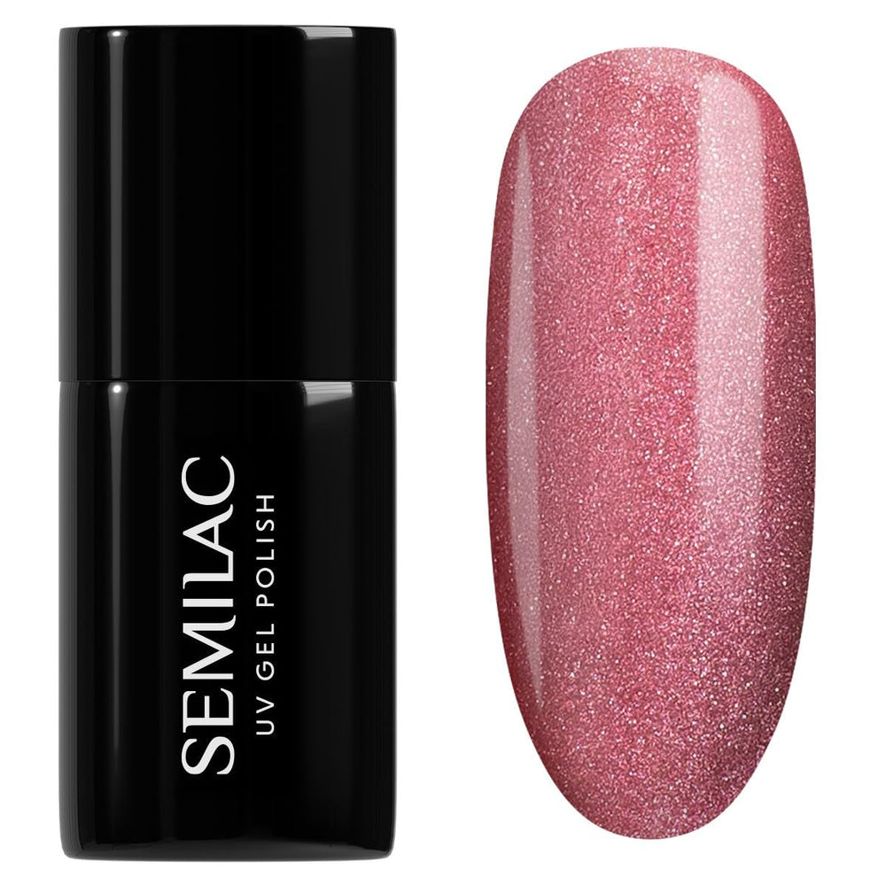 Oja UV Semilac 664 Lilac Gloss 7 ml – Efect Cat Eye, Reflexii unice cu instrument magnetic – Colecția Gloss Gala