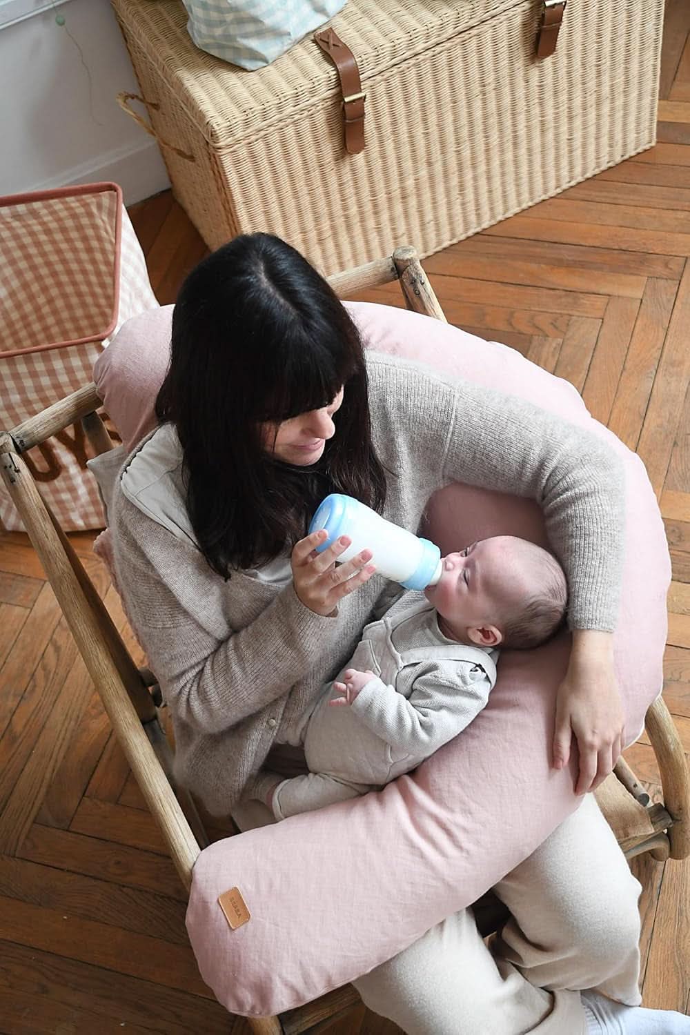 BÉABA, Big Flopsy, almohada multifuncional para lactancia Accesorios Alimentación y Lactancia Tienda Bebe Naty