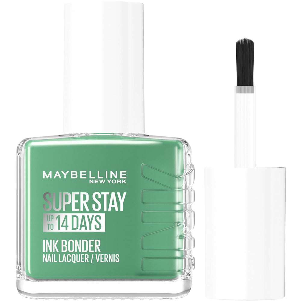 Maybelline New York Super Stay Ink Bonder 959 Sea Glass - Esmalte de uñas de larga duración para uñas fuertes y color intenso, 12,3 ml