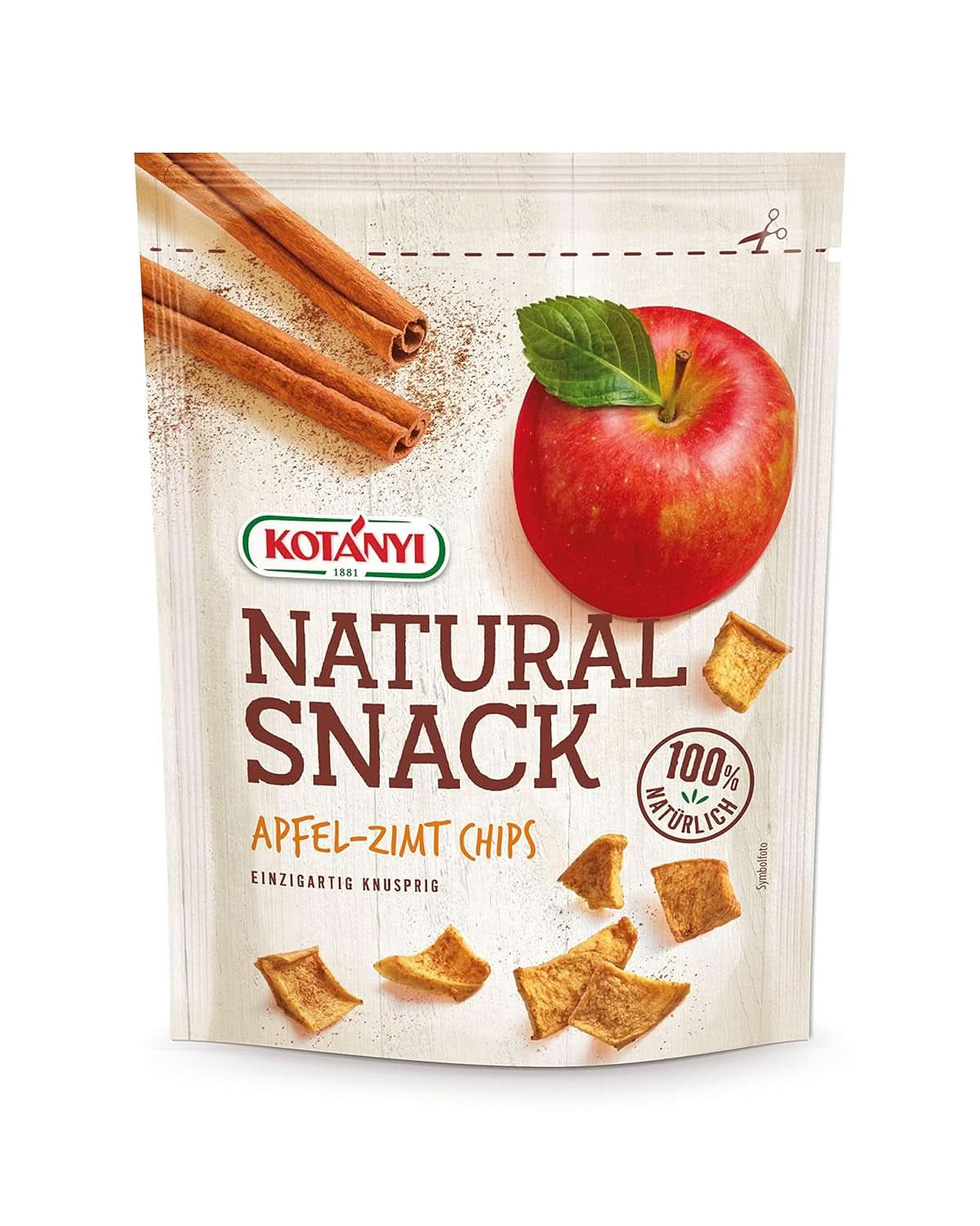 Kotanyi Trozos de Manzana Seca con Canela, 100% Natural, 9 x 40 gramos Productos Deshidratados Naty Shop