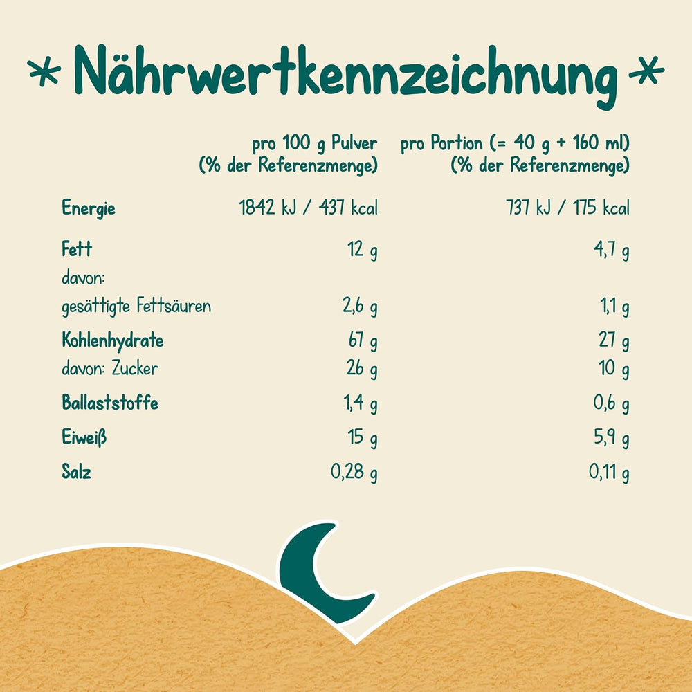 Papilla de leche Milupa Gentle Start - Cereales para bebés sin gluten, sin aceite de palma - Sin conservantes ni colorantes - A partir de 5 meses - 4 x 400 g