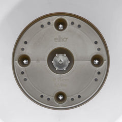 elho Loft Urban Round Tall 35 - Ghiveci de flori pentru exterior - Ø 33,5 x H 45,3 cm - Alb/Alb