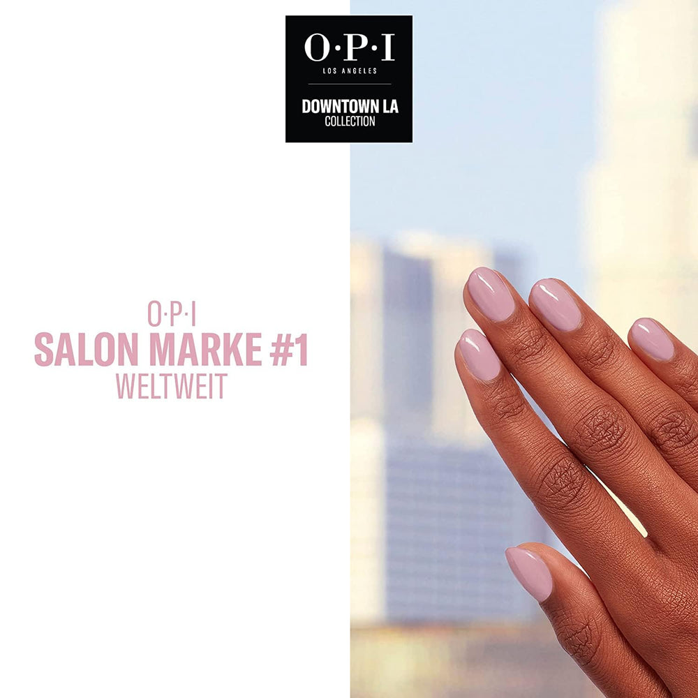 Colección OPI Downtown LA - Laca de uñas (rosa sobre lienzo - Hasta 7 días de uso - esmalte de uñas de larga duración con un cepillo ProWide extra ancho para uñas perfectas