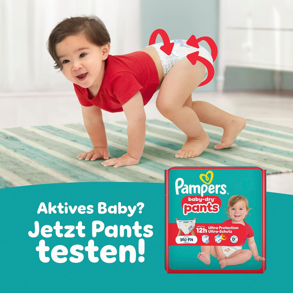 Pañales Pampers Baby-Dry talla 5, 174 pañales, 11 kg - 16 kg, hasta 100% de protección contra fugas y comodidad durante toda la noche