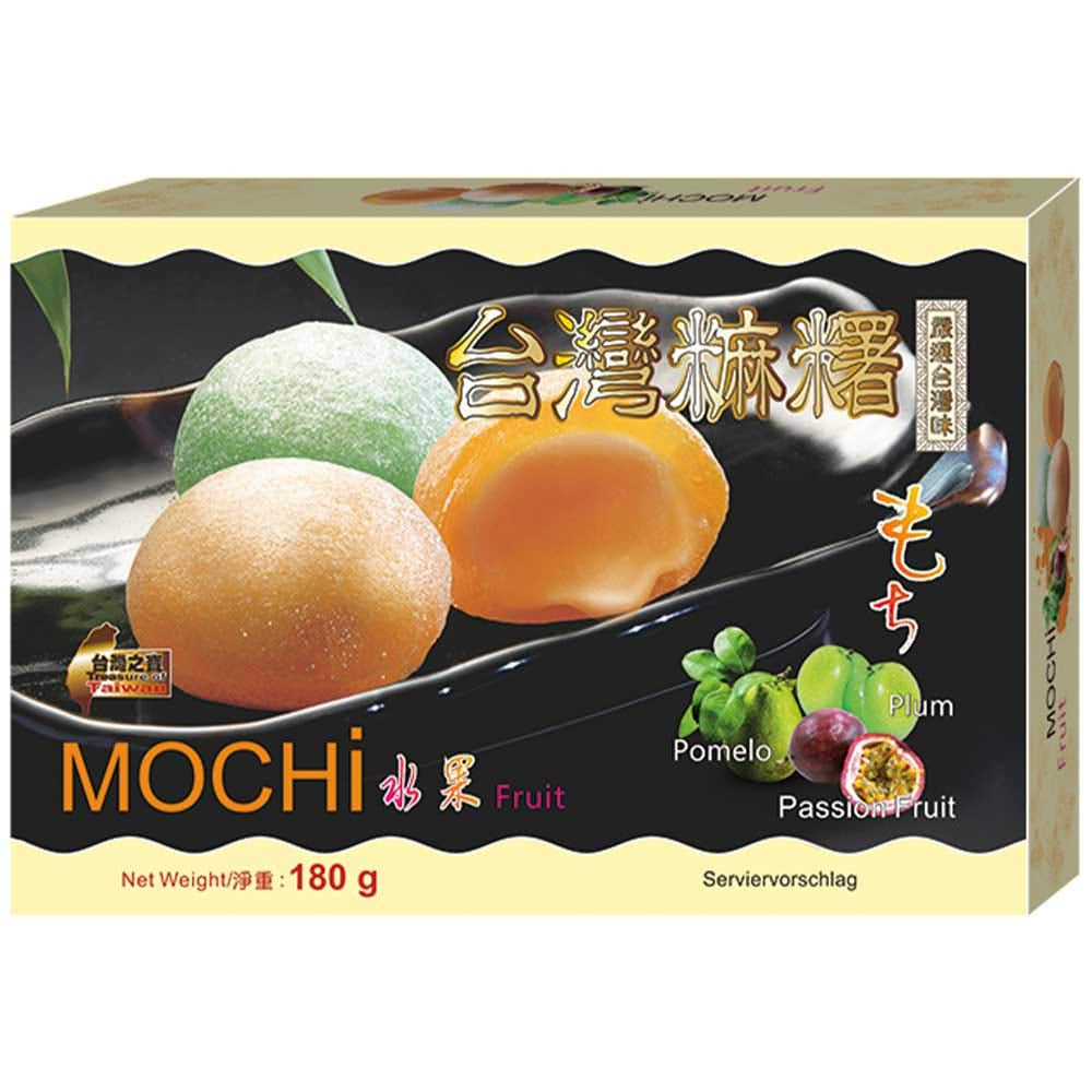 Mochi, mezcla de frutas, 1 x 180 g