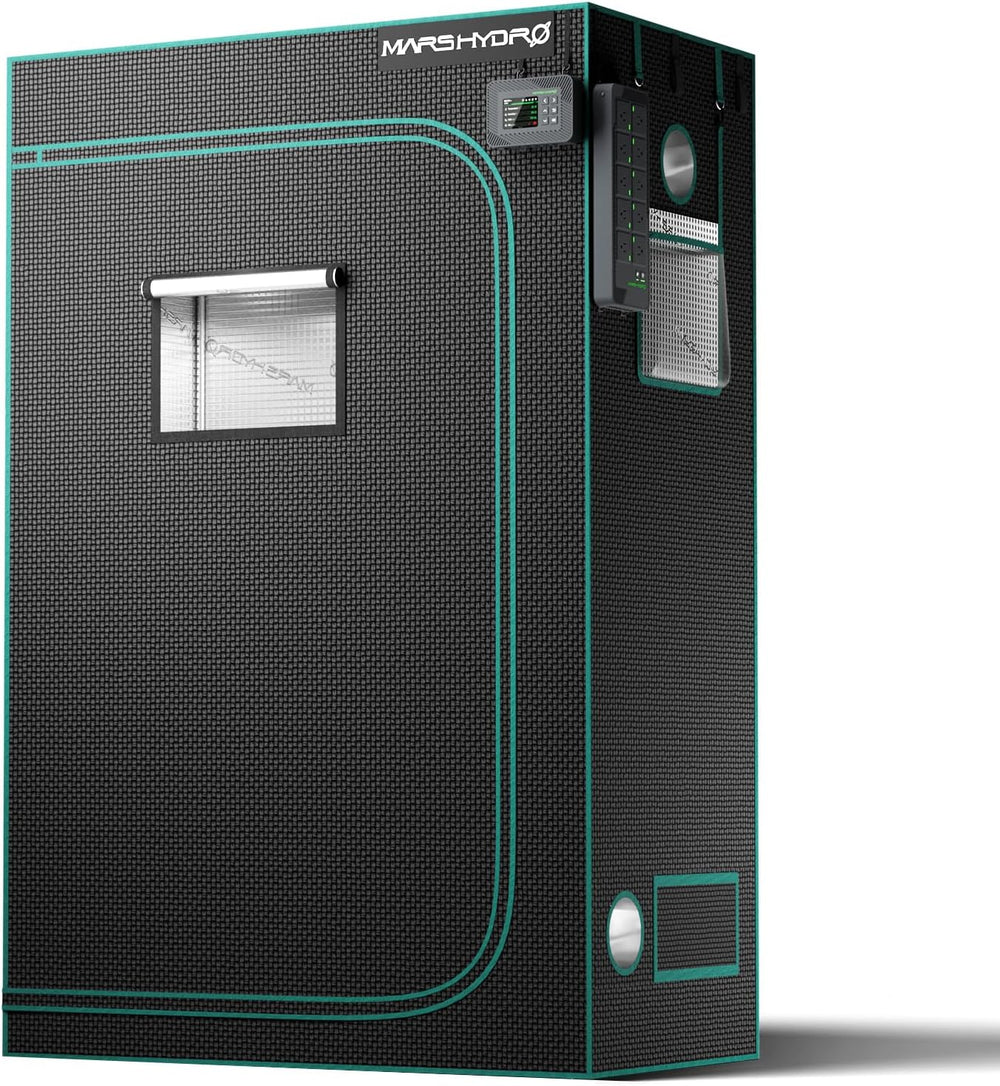 MARS HYDRO Tienda de Cultivo 60x60x140cm, Tienda de Cultivo Interior, Tiendas de Cultivo Mylar Reflectantes para Hidroponía, Bandeja Inferior Extraíble para Espacio de Cultivo de Plantas