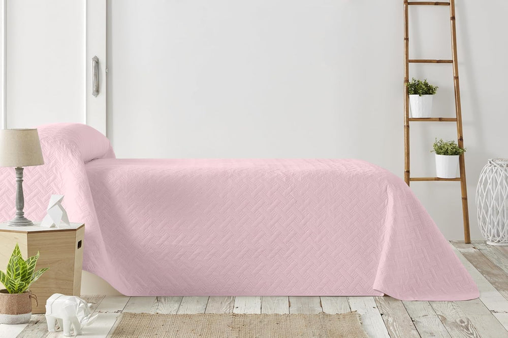 LISO - Colcha De 105 Cm - Colcha Cama Bouti - Primavera Y Verano - 200X260 Cm - Camas Y Mantas Rosa Besuche den Degrees home-Store