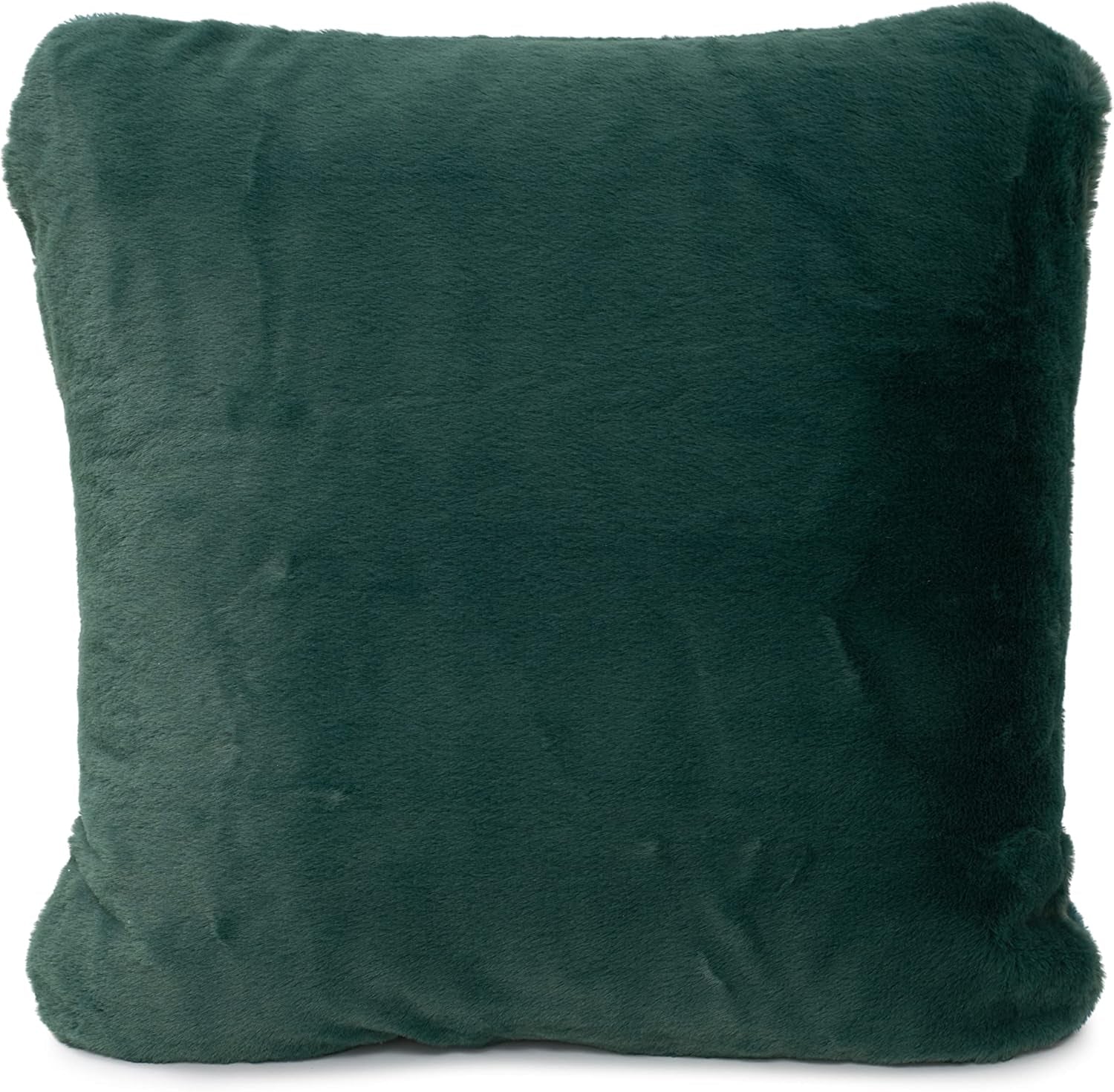 Gözze - Cómoda funda de almohada, Merino Feeling, 50X50 Cm - Verde oscuro Camas y mantas Besuche den Gözze-Store Verde oscuro