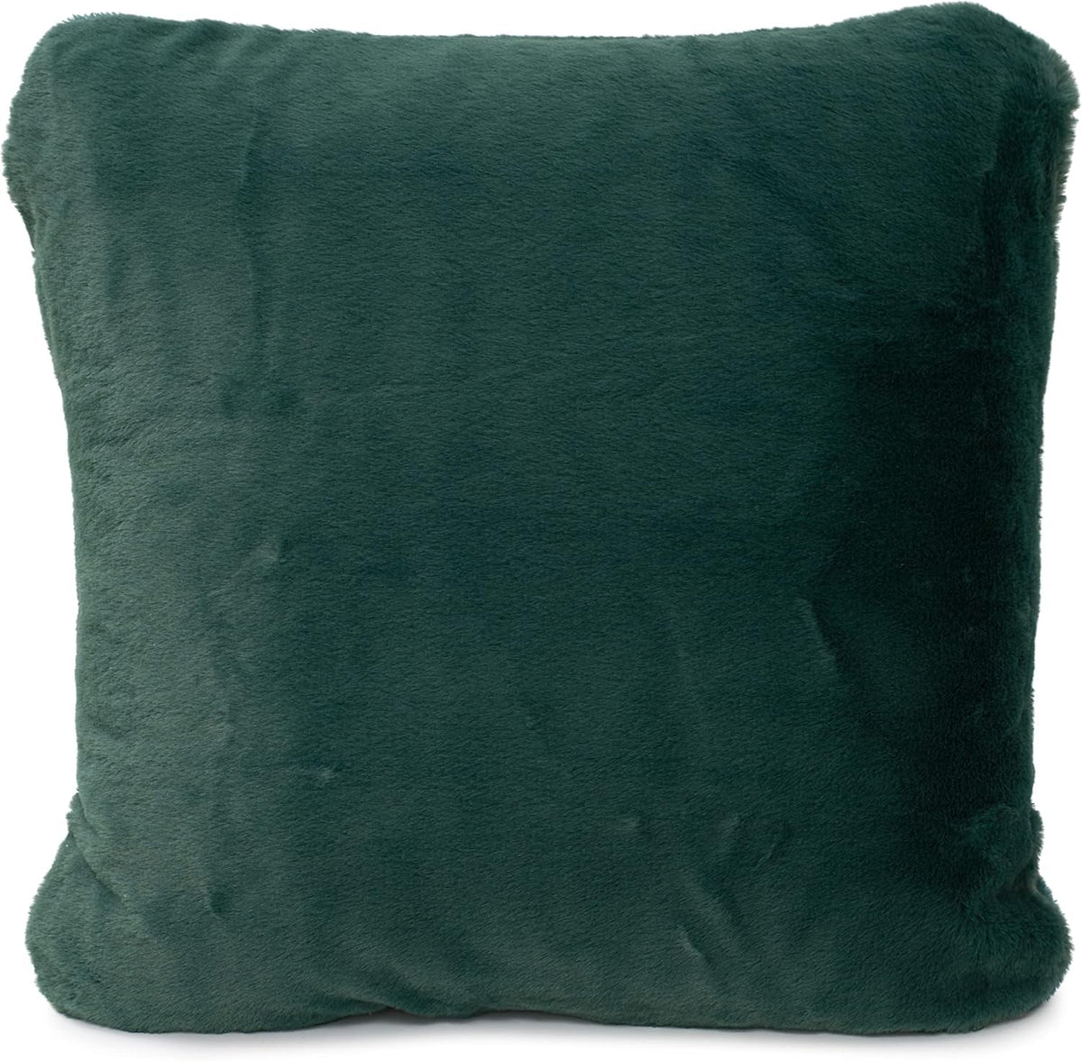 Gözze - Cómoda funda de almohada, Merino Feeling, 50X50 Cm - Verde oscuro Camas y mantas Besuche den Gözze-Store Verde oscuro